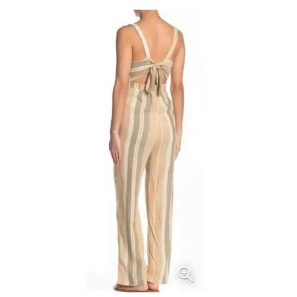 Romeo & Juliet Couture Linen Jumpsuit - image 3