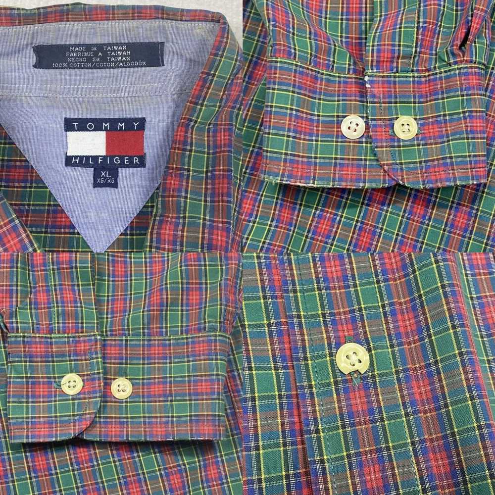 Tommy Hilfiger Vintage Tommy Hilfiger Shirt Mens … - image 4