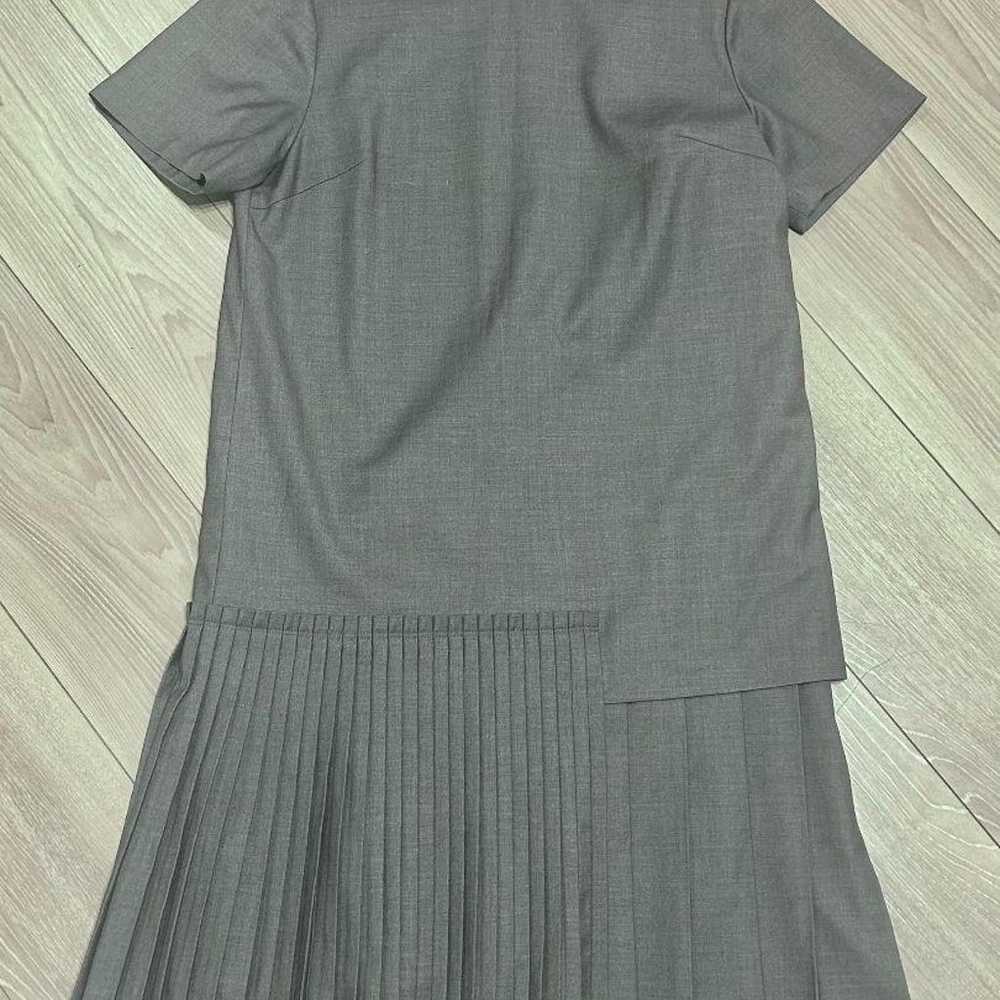 【Excellent Condition】UNITED TOKYO Gray Pleated Dr… - image 2