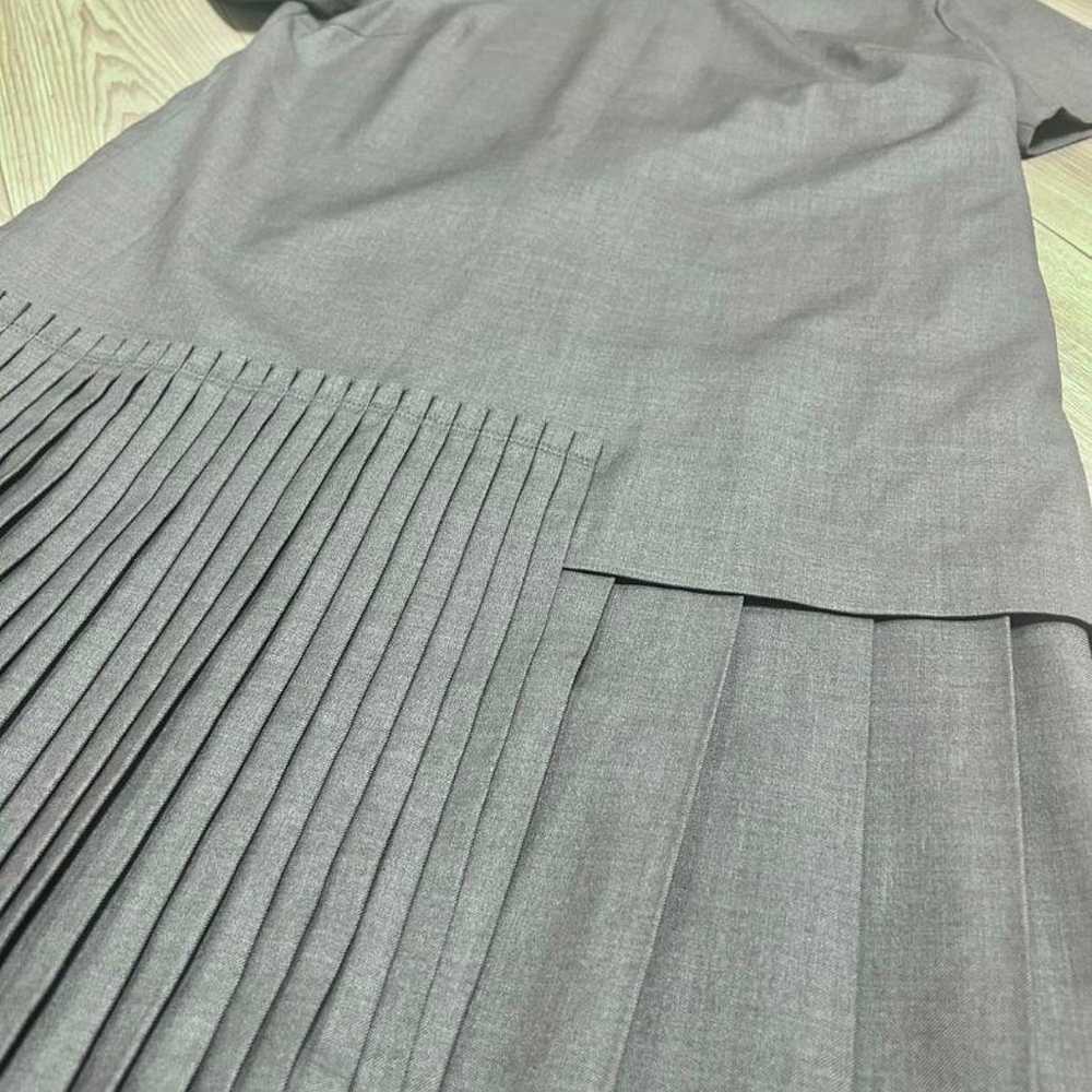 【Excellent Condition】UNITED TOKYO Gray Pleated Dr… - image 3