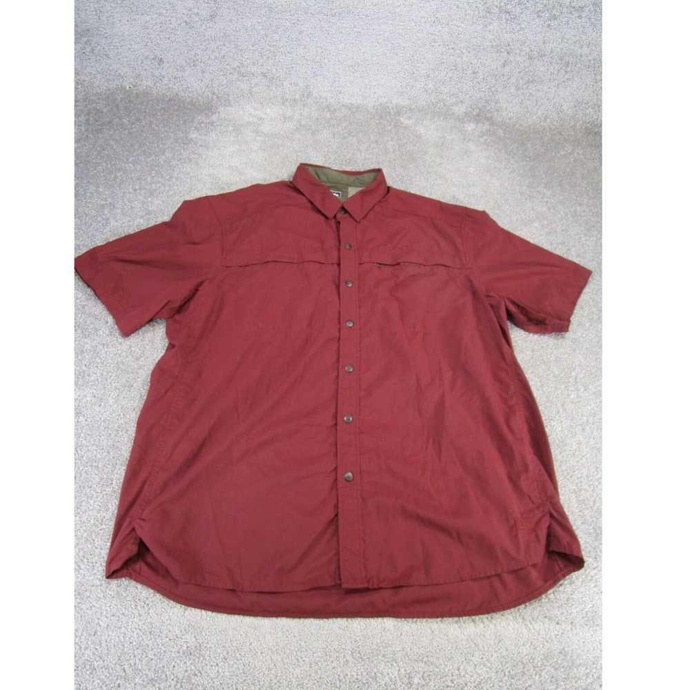 Vintage Rei Shirt Mens Xl Red Short Sleeve Hiking… - image 1