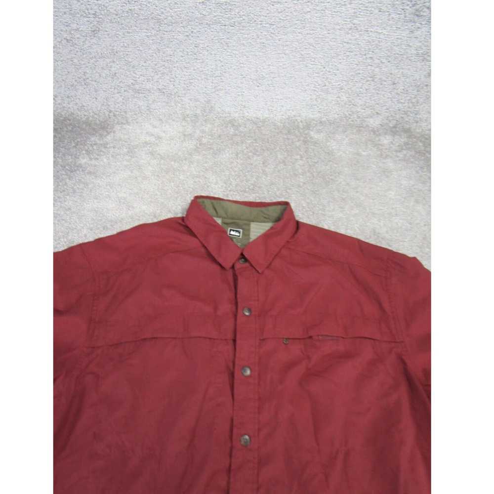 Vintage Rei Shirt Mens Xl Red Short Sleeve Hiking… - image 2