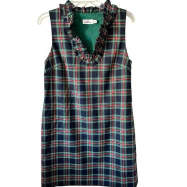 Vineyard Vines Christmas Party Tartan Plaid Mini … - image 1