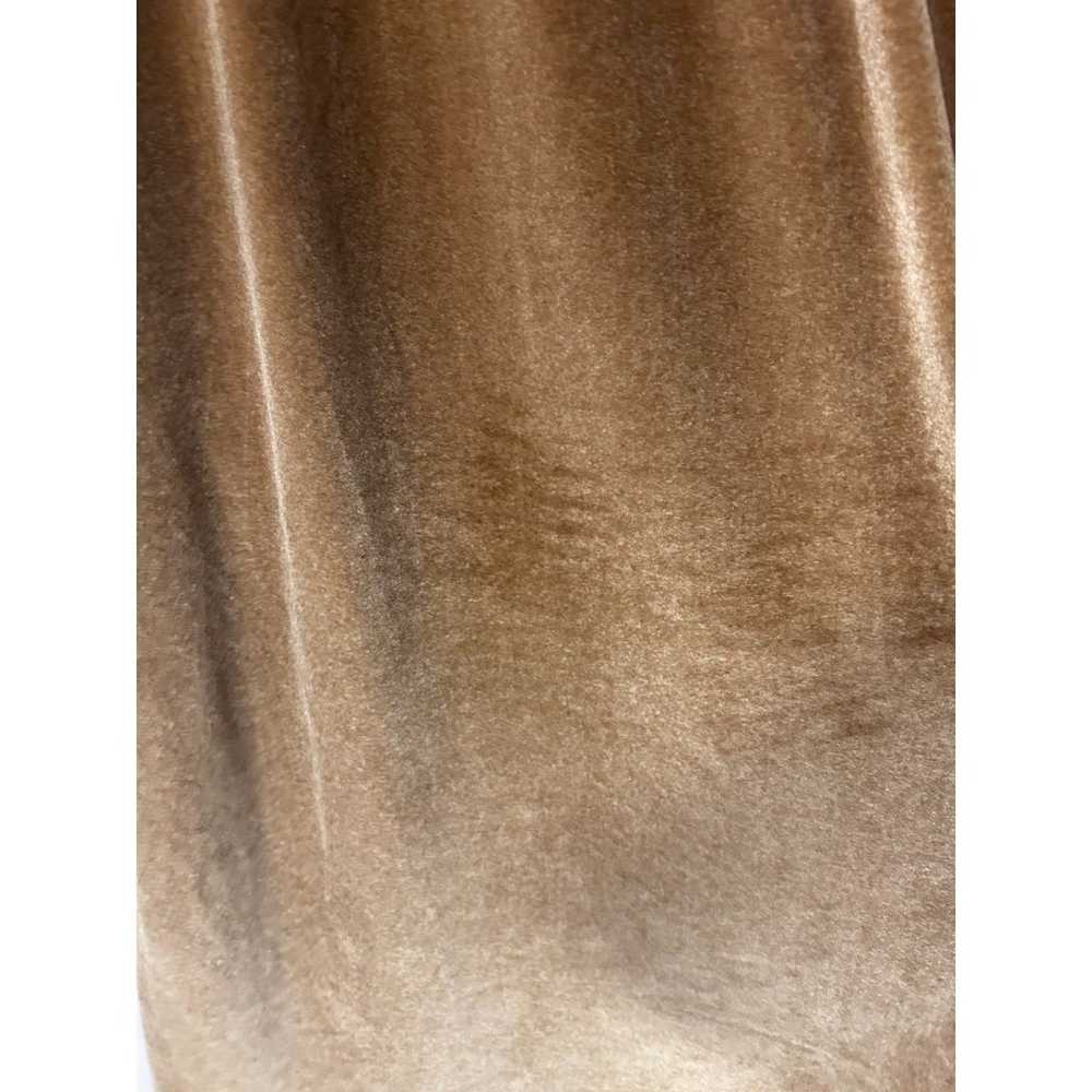 Baltic Born Liza Gold Velvet Maxi Dress S - image 8