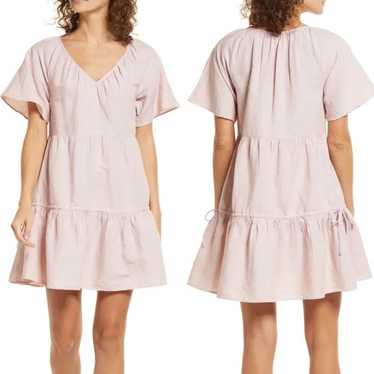 Madewell Linen Blend Lorelei Mini Dress Size Small