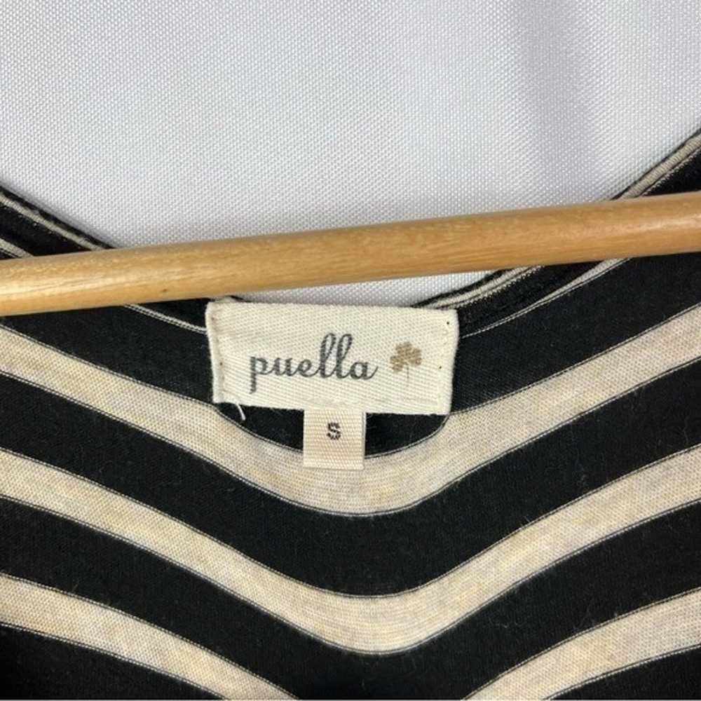 Anthropologie Puella Demarcation Black & Beige St… - image 6