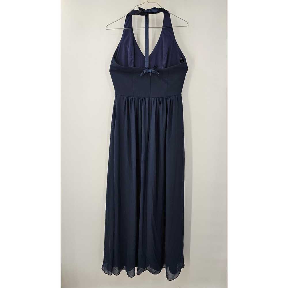 BILL LEVKOFF Navy Blue Formal Gown Dress Womens S… - image 2