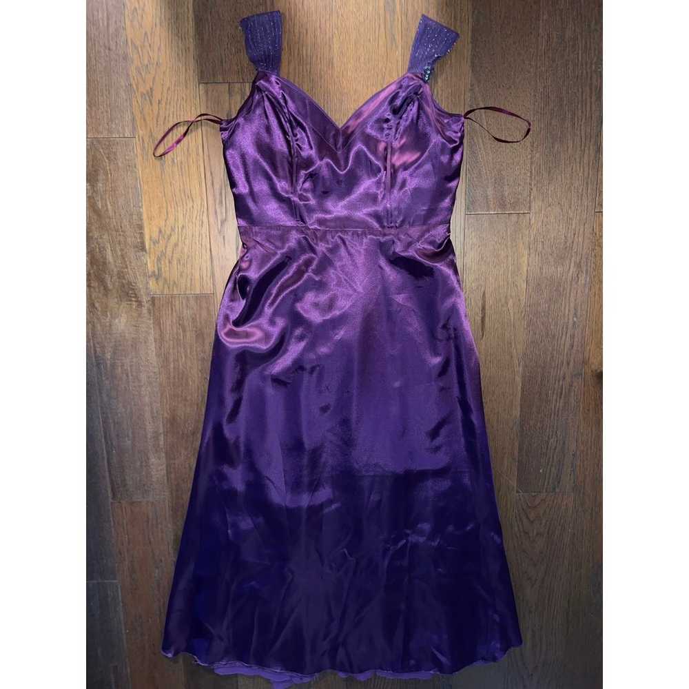 Cinderella Divine women’s purple Elegant Satin Dr… - image 12