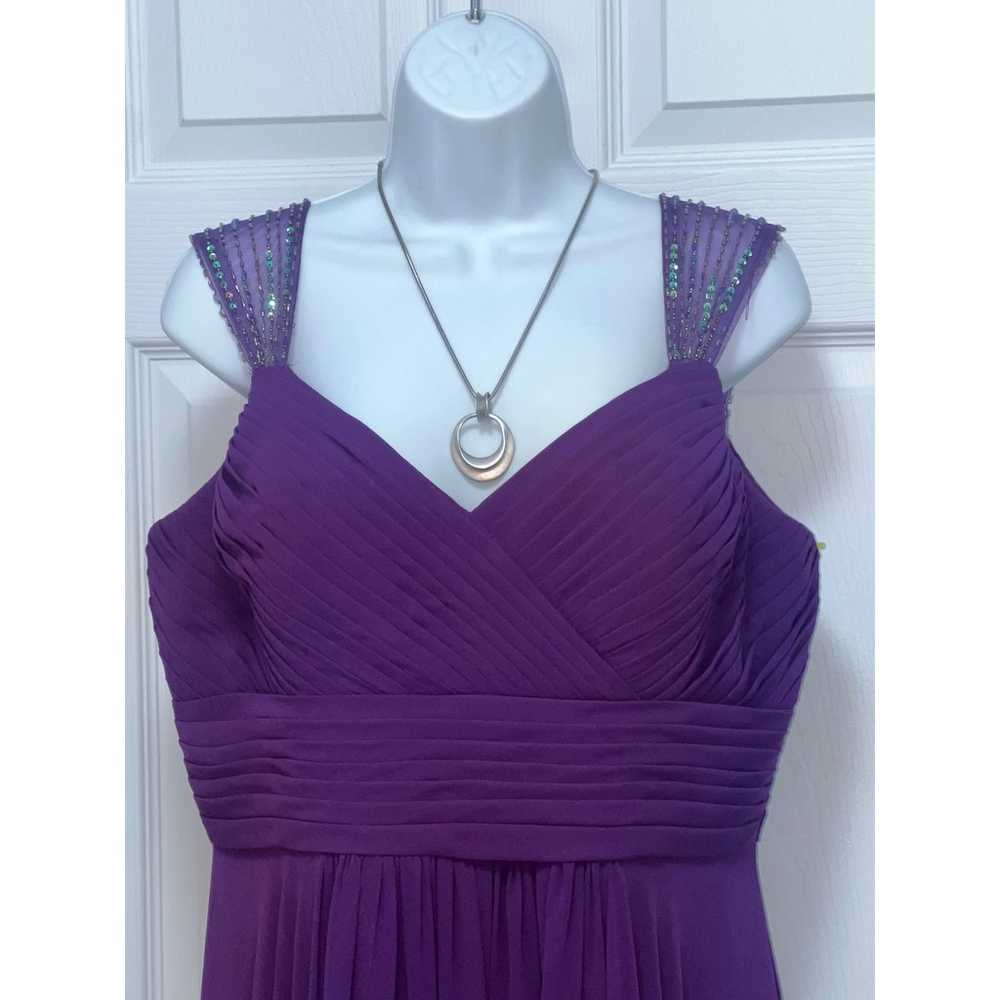 Cinderella Divine women’s purple Elegant Satin Dr… - image 2