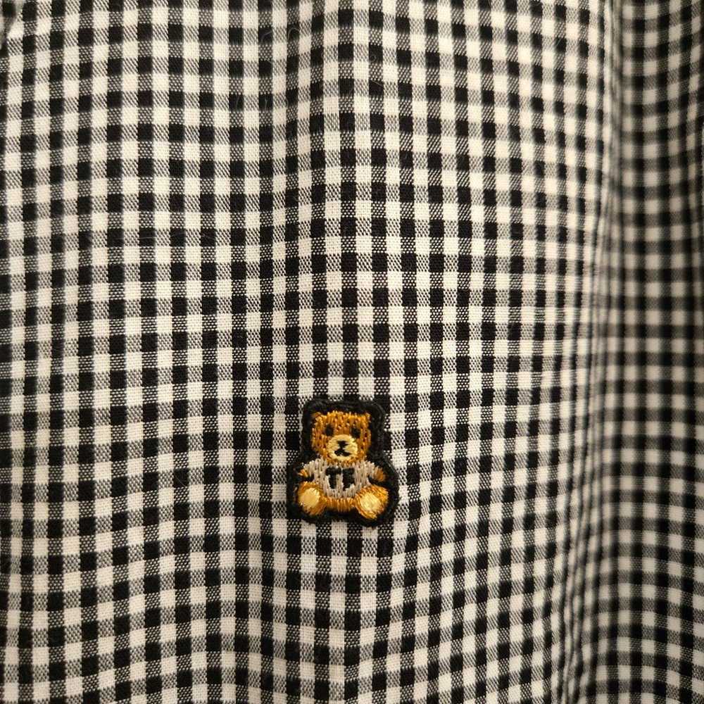 Teddy Fresh Plaid Bear Button Knee Length Dress - image 4