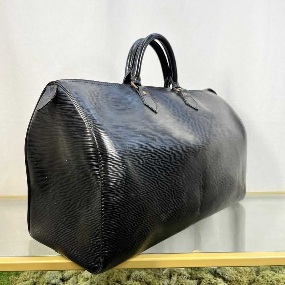 Louis Vuitton Keepall leather travel bag - image 3