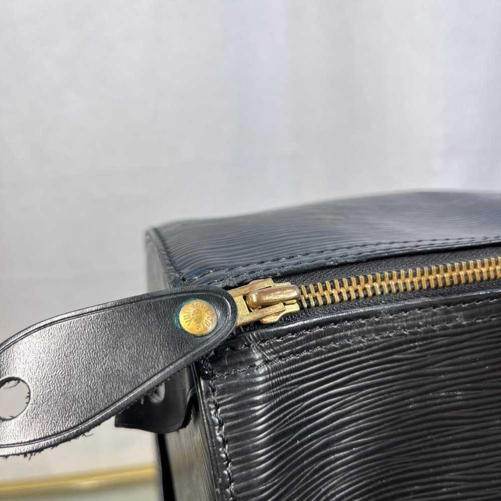 Louis Vuitton Keepall leather travel bag - image 9