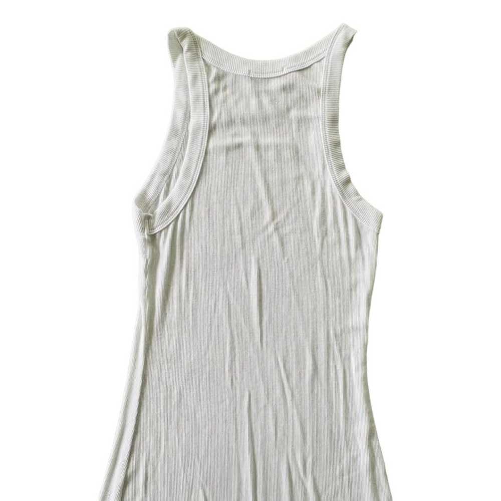 LNA Candi Dress Size Small White Ribbed Maxi Tank… - image 6