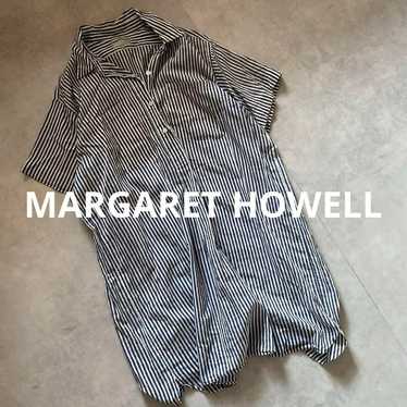 MARGARET HOWELL Cotton Silk Stripe