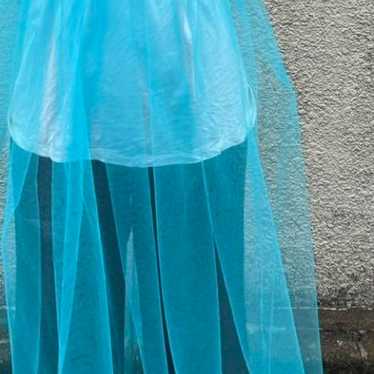 【Handmade item】Light Blue Tulle Dress - image 1