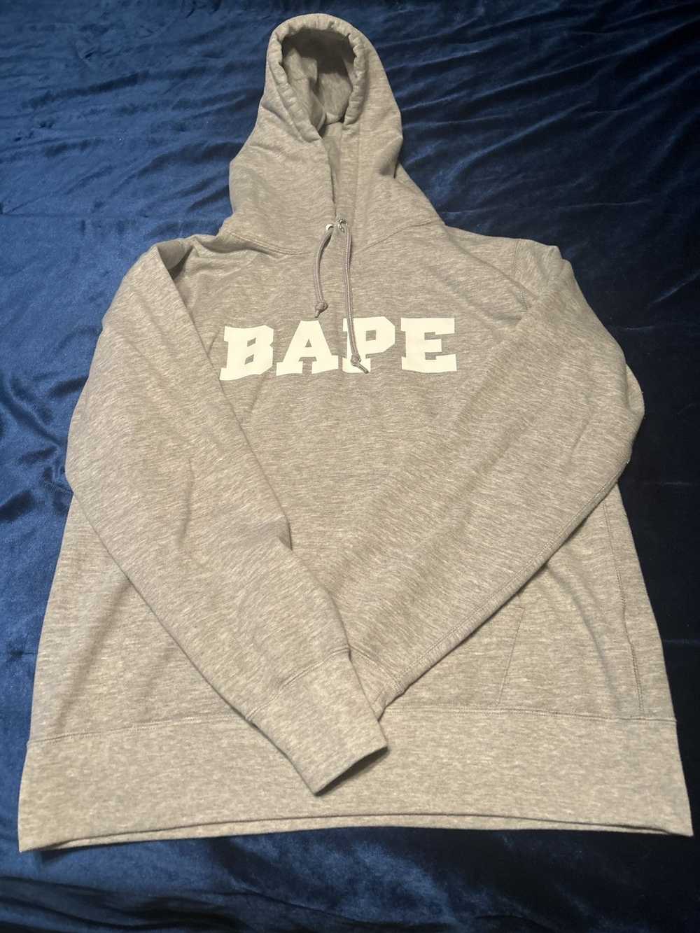 Bape Bape logo pullover hoodie - image 1