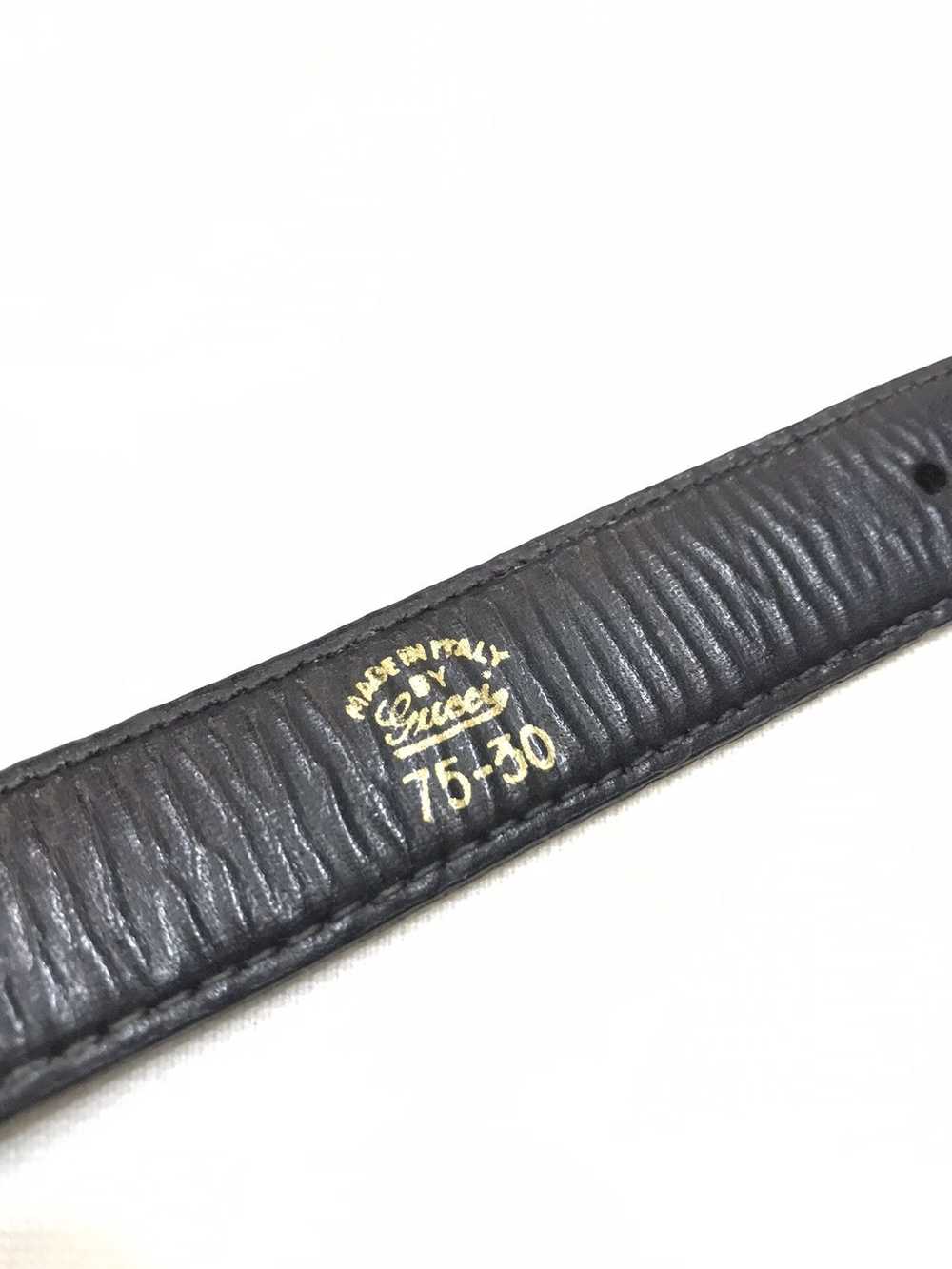 Gucci × Vintage VINTAGE GUCCI ITALY LEATHER BELT … - image 3