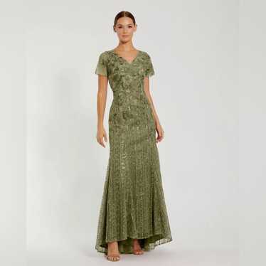 Mac duggal embellished v - Gem