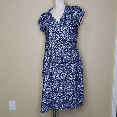 Athleta Dress Small Nectar Faux Wrap Floral Paisl… - image 1