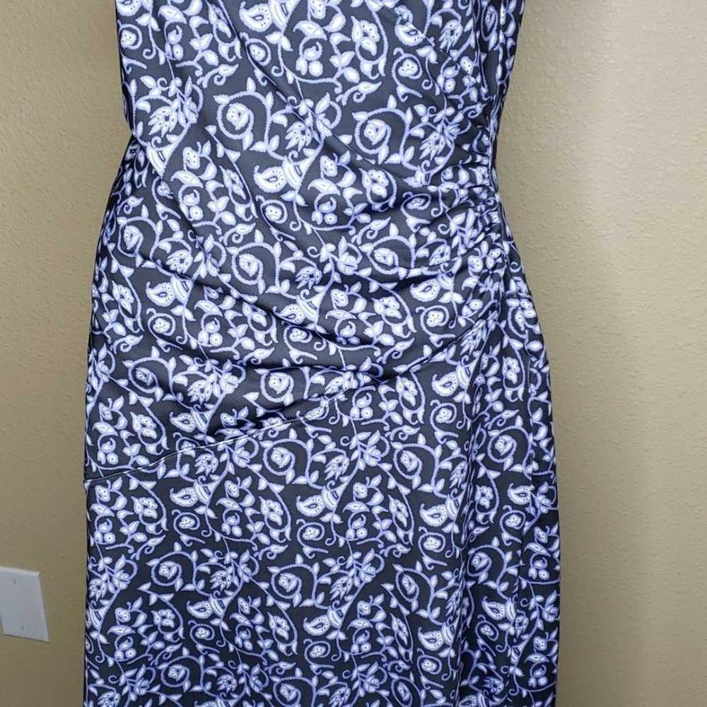 Athleta Dress Small Nectar Faux Wrap Floral Paisl… - image 4