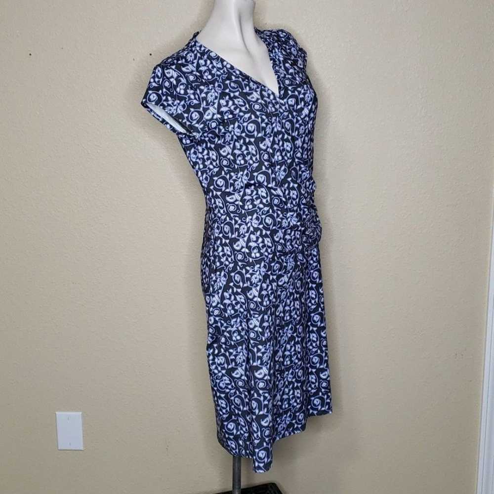 Athleta Dress Small Nectar Faux Wrap Floral Paisl… - image 5