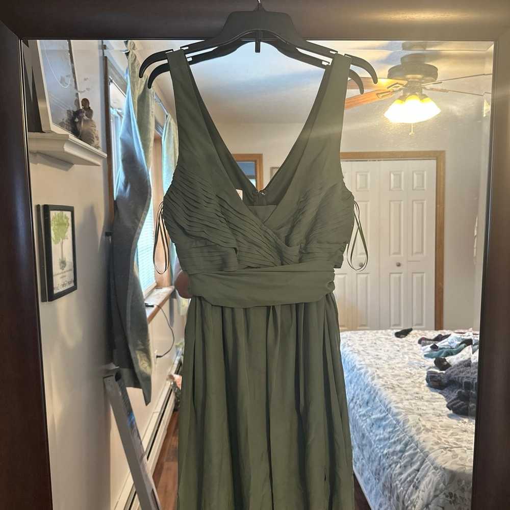 Birdy Grey Olive Bridesmaid Dress XXL - image 3