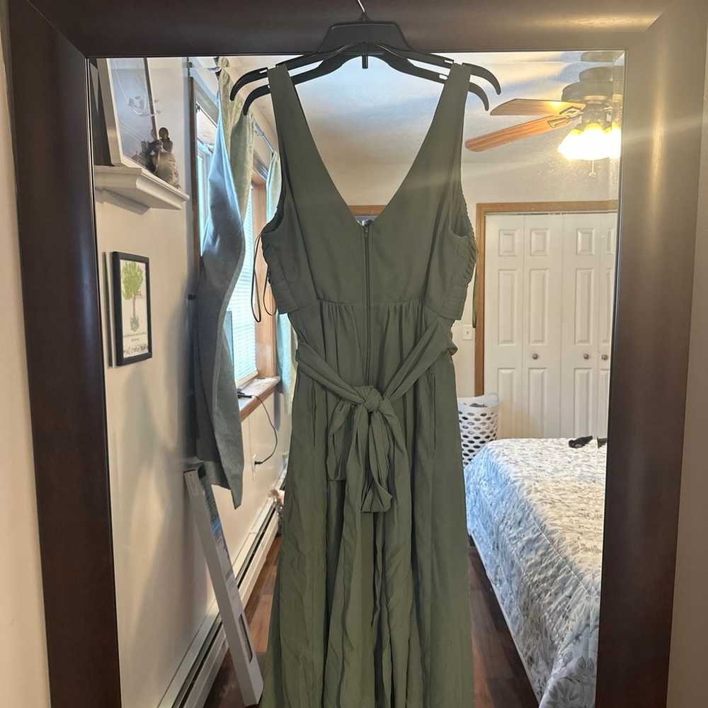 Birdy Grey Olive Bridesmaid Dress XXL - image 4