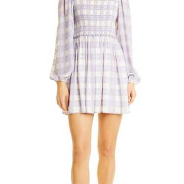 Toccin New York Mini Dress Lavender Smocked Mini … - image 1