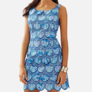 NWOT Lilly Pulitzer Aralyn Shell Eyelet Shift Dres