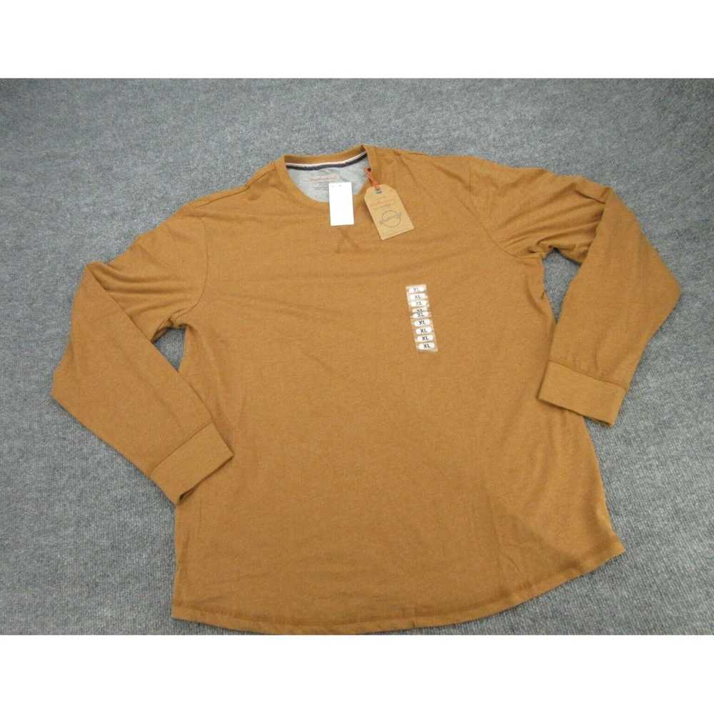 Weatherproof Brown Crew Neck Long Sleeve Tee Shir… - image 3