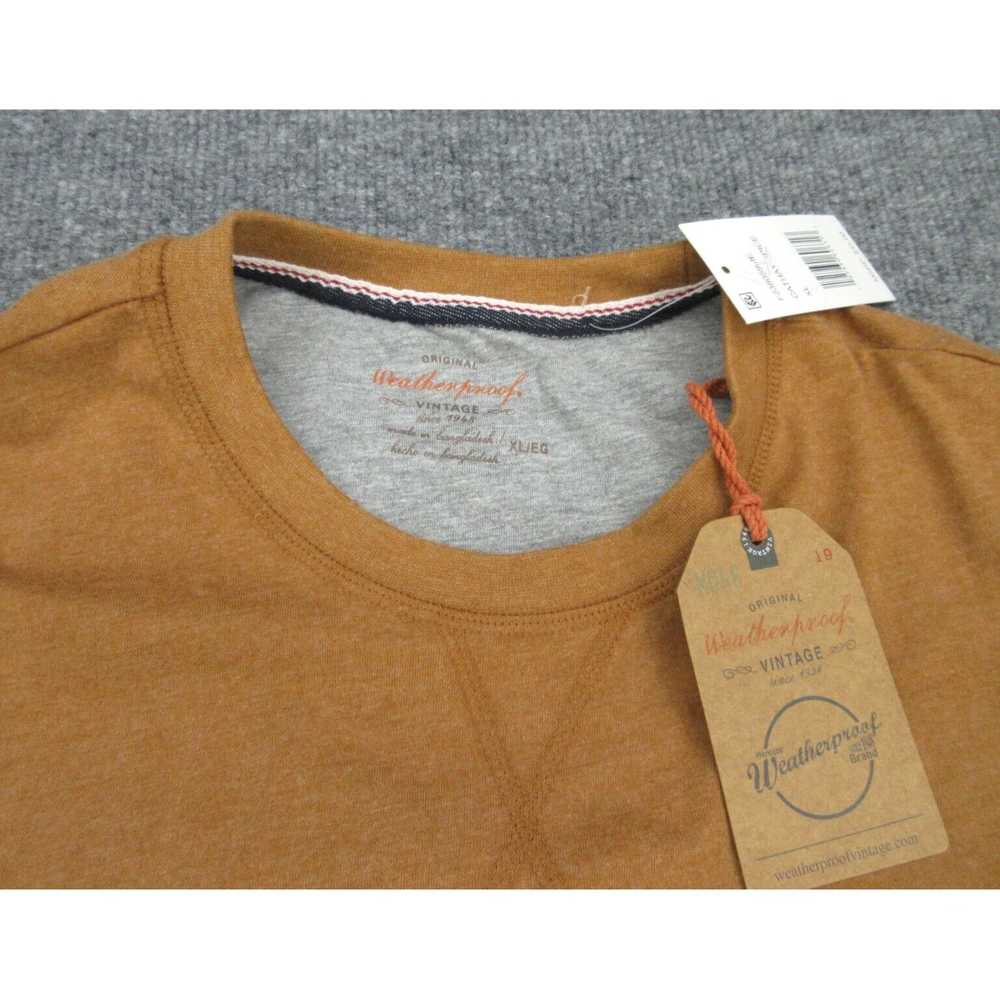 Weatherproof Brown Crew Neck Long Sleeve Tee Shir… - image 5