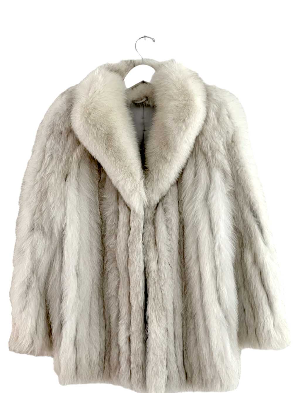 Shawl Collar Fox Fur Jacket - image 2