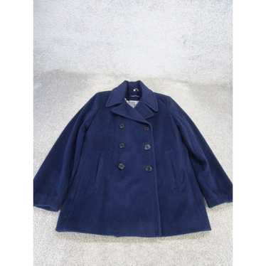 Calvin Klein Clavin Klein Pea Coat Womens 12 Blue 