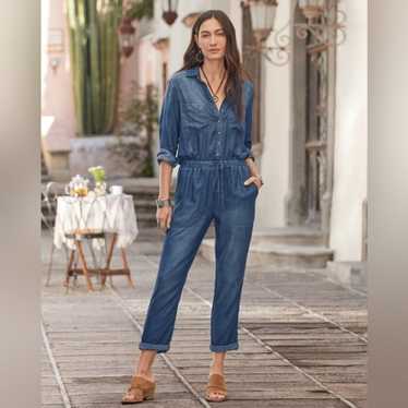 Sundance Catalog Cloth & Stone Vida Jumpsuit Cham… - image 1