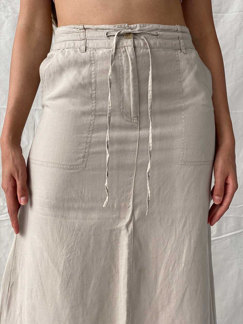 Y2K Next Maxi Linen Skirt - M - image 2