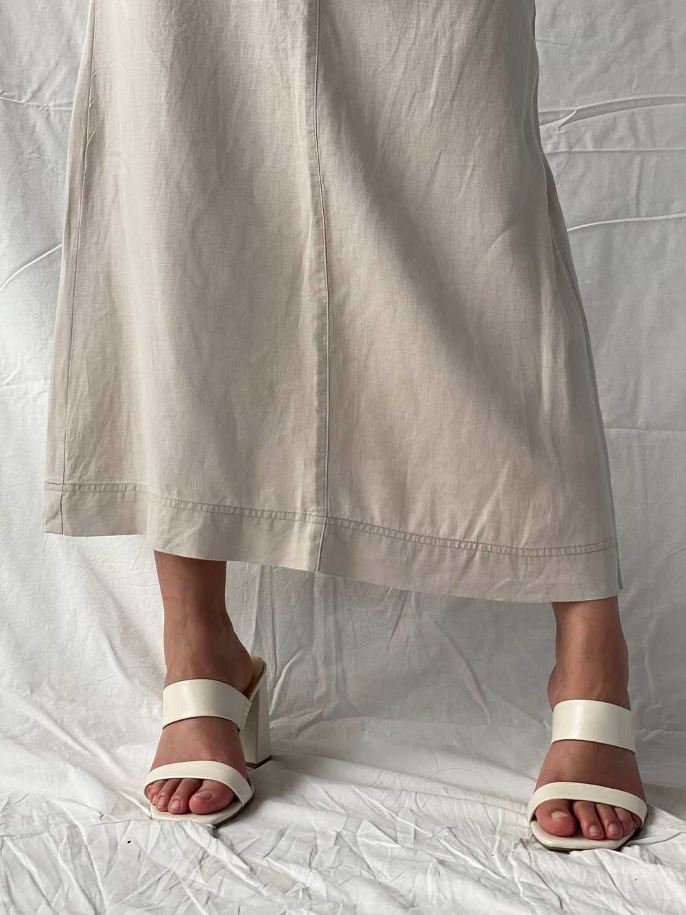 Y2K Next Maxi Linen Skirt - M - image 3