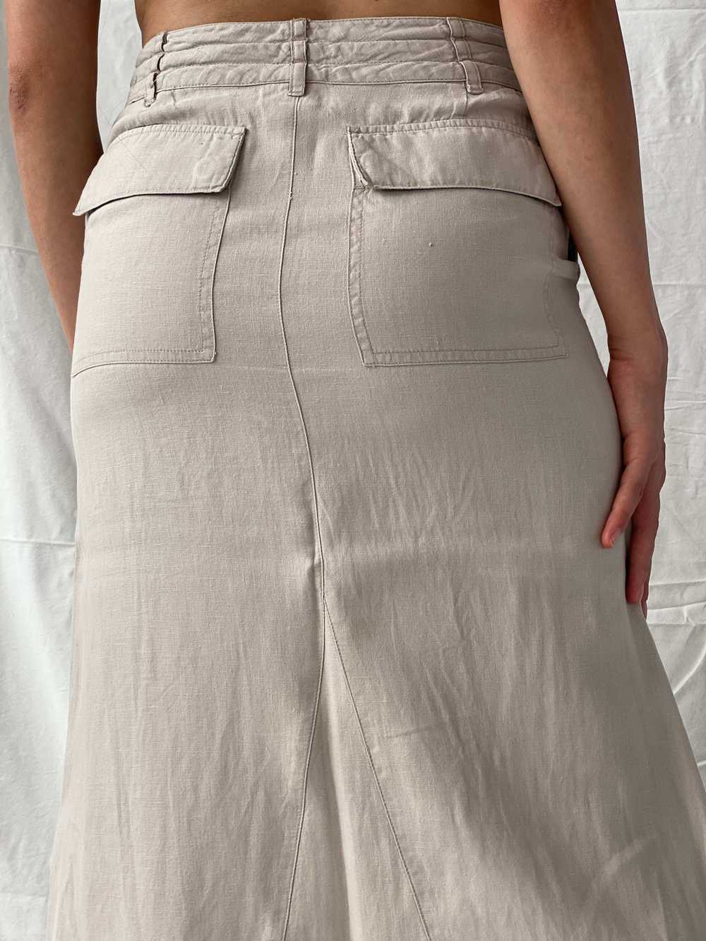 Y2K Next Maxi Linen Skirt - M - image 5