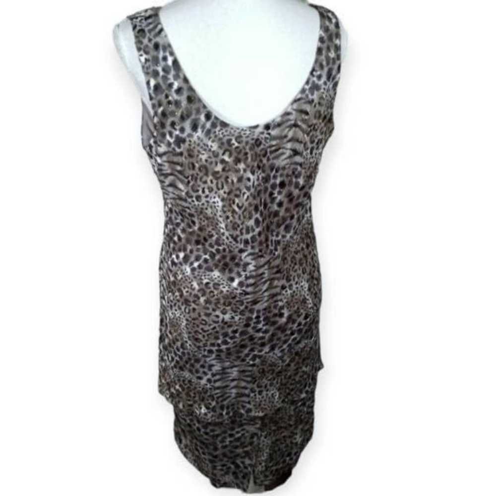 VINTAGE PATRA ANIMAL-PRINT BLACK, GRAY, & GOLD SZ… - image 5