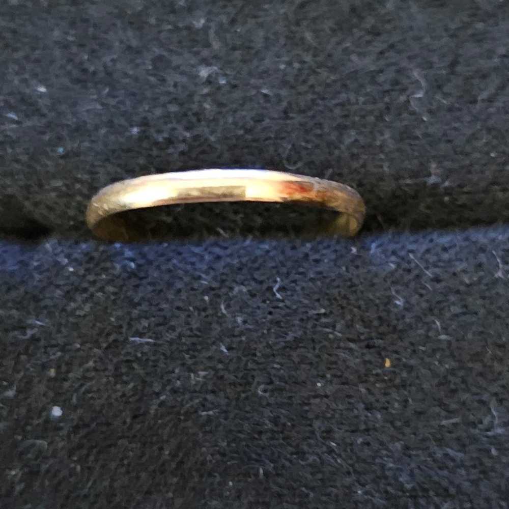 10k child's Yellow Gold Band Ring (Vintage) - image 3