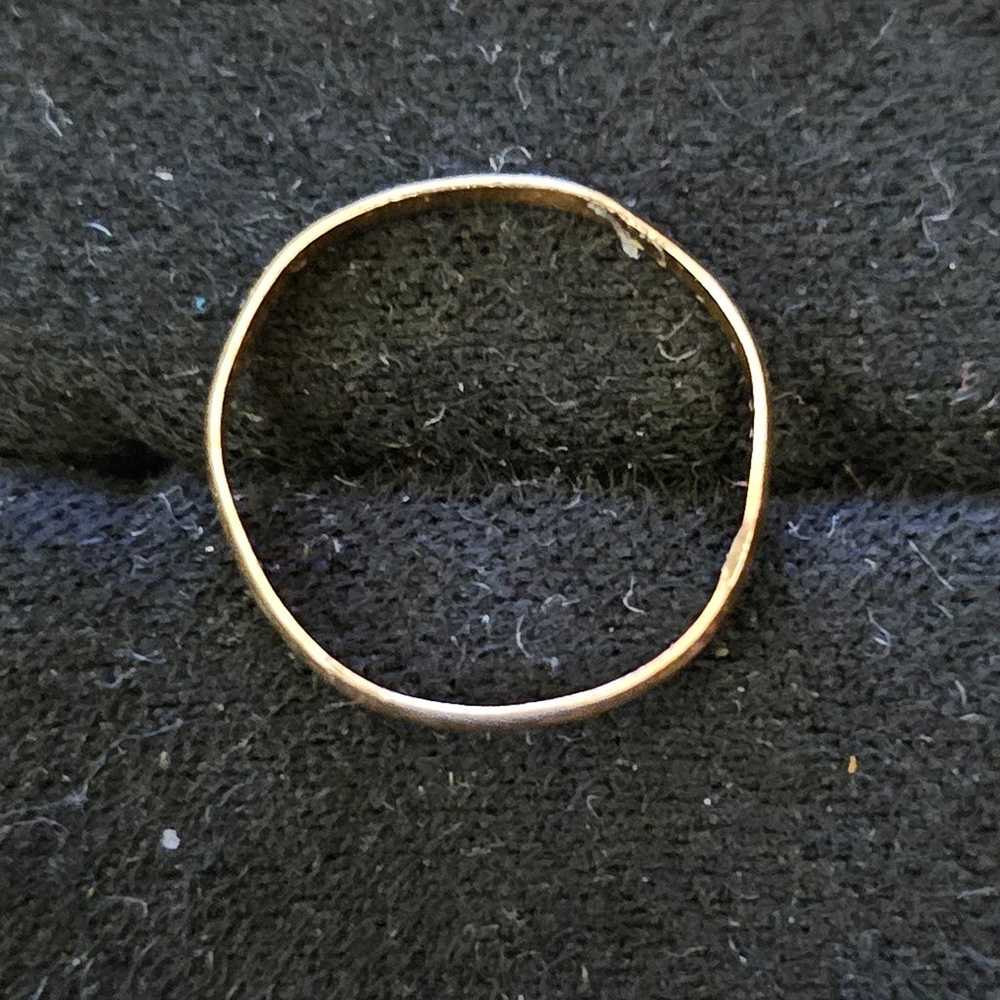 10k child's Yellow Gold Band Ring (Vintage) - image 4