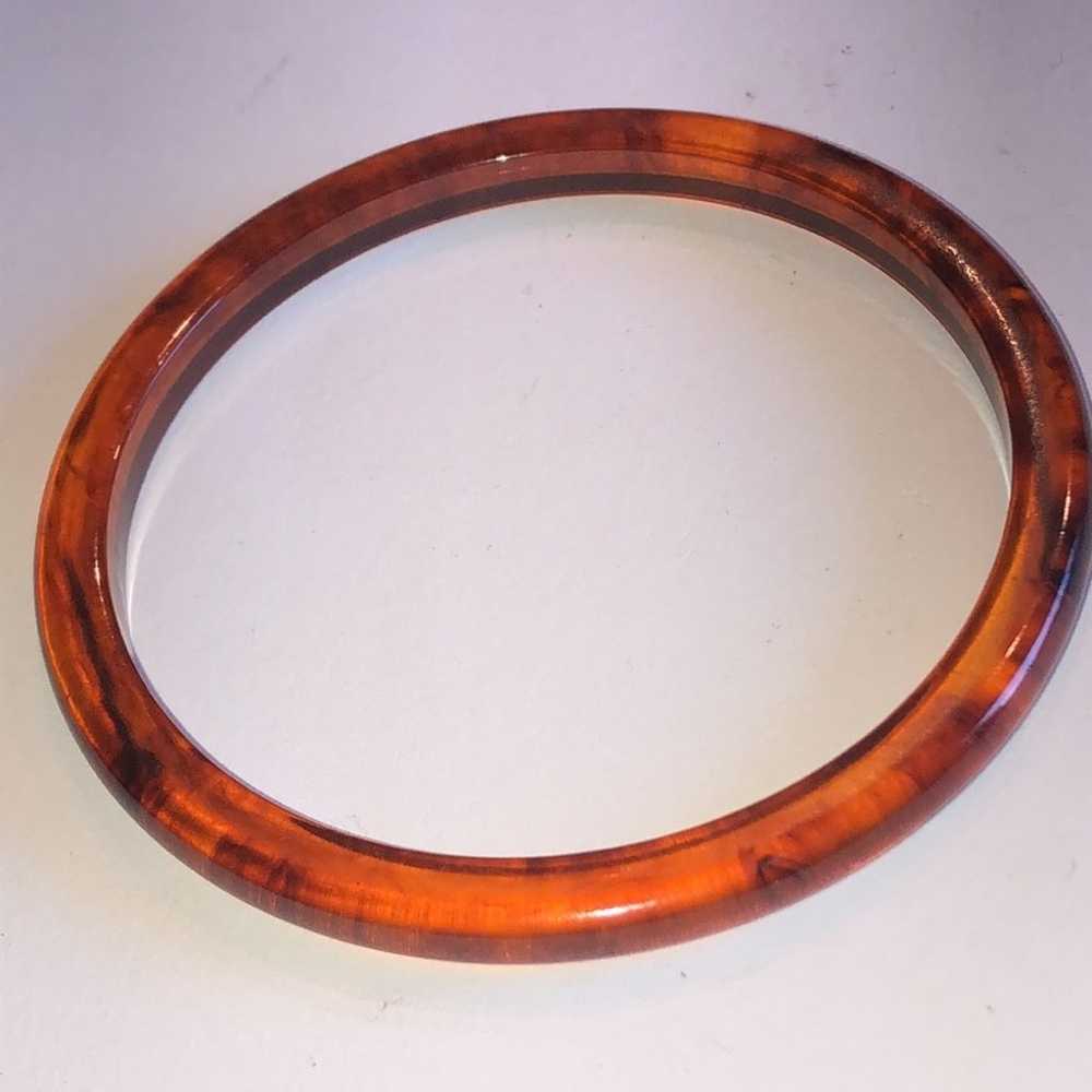 Bakelite Root Beer Amber Tortoiseshell Vintage Ba… - image 5