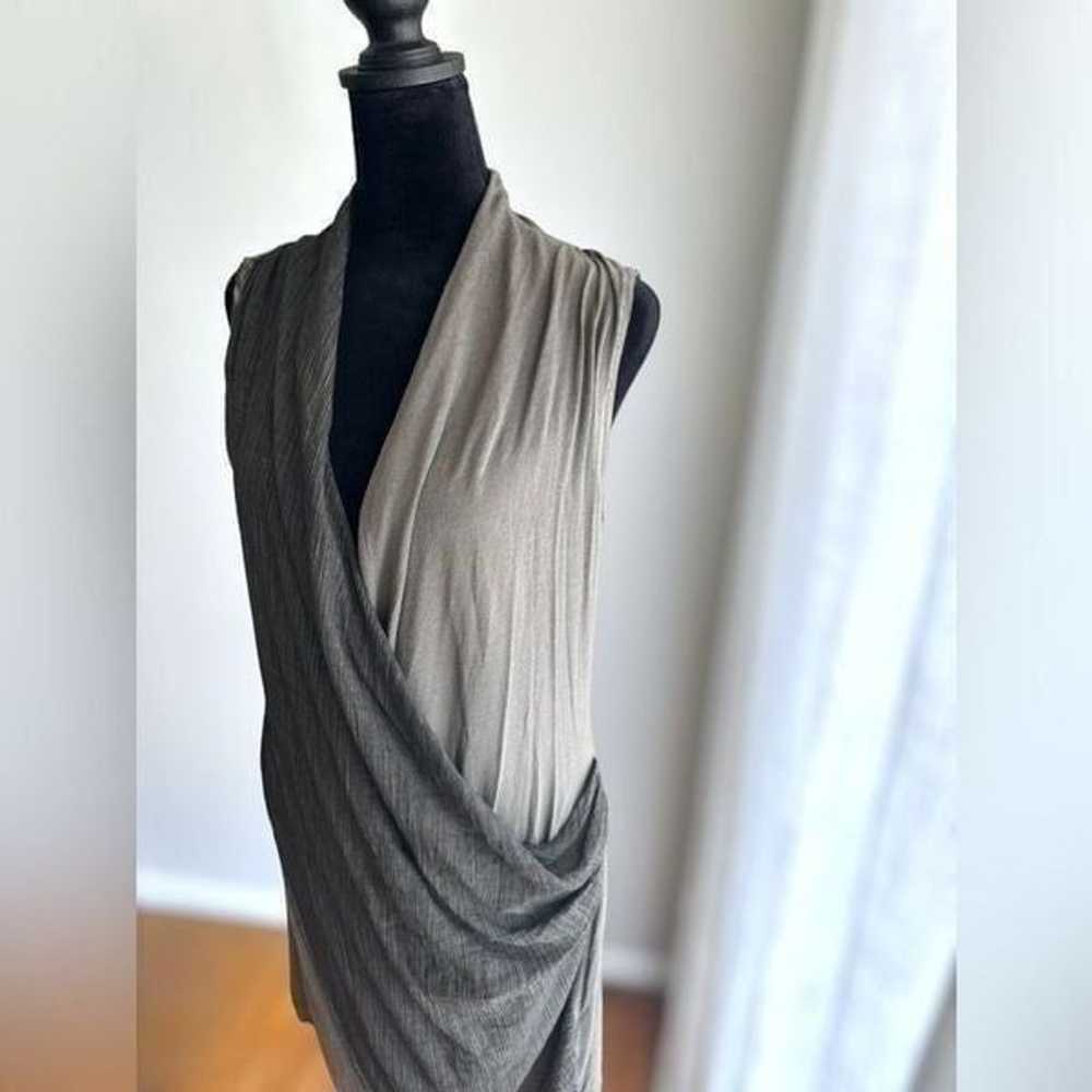 Ronen Chen Draped Wrap Style MIDI Dress Size 0 US… - image 7