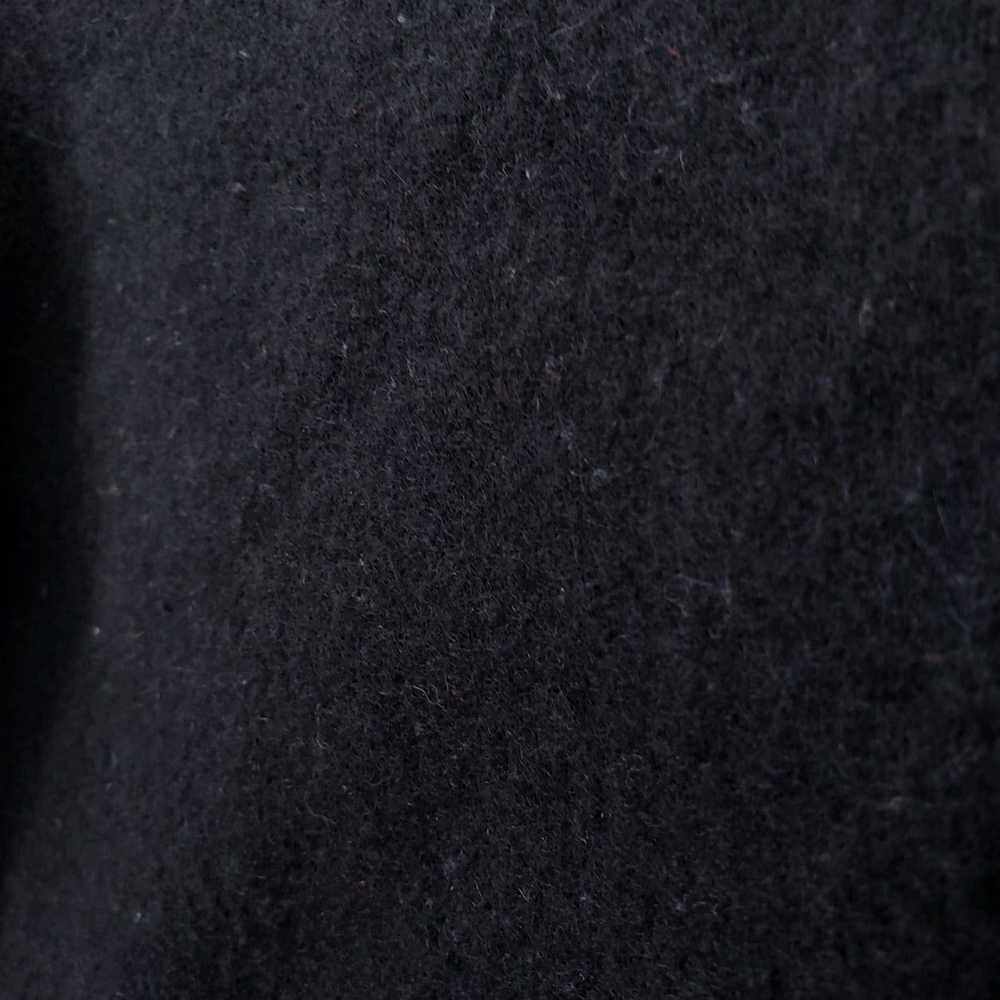 Vintage Luxurious Soft Black V Neck Long Sleeve C… - image 4