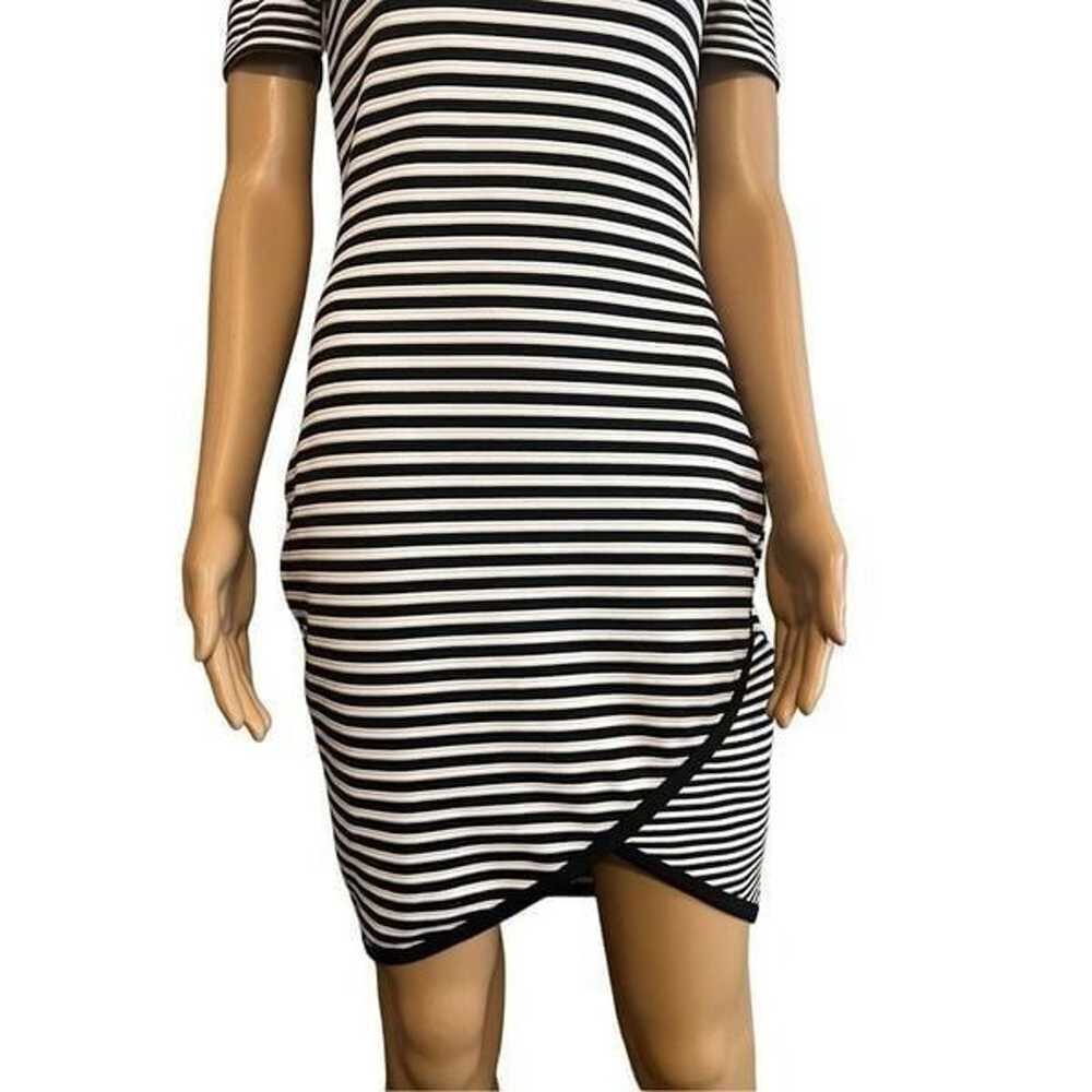 River Island Cold Shoulder Breton Stripe Dress Bl… - image 4