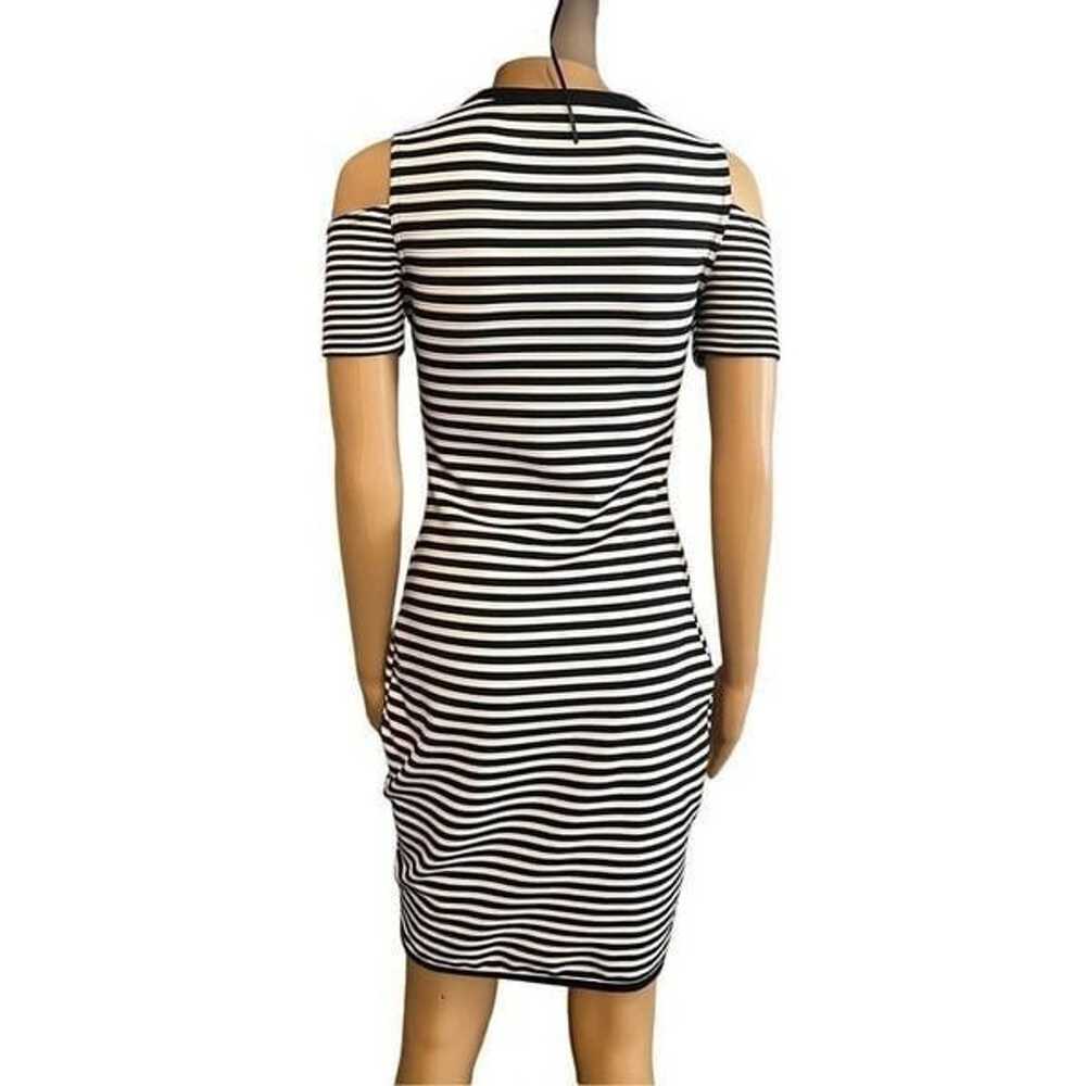 River Island Cold Shoulder Breton Stripe Dress Bl… - image 5