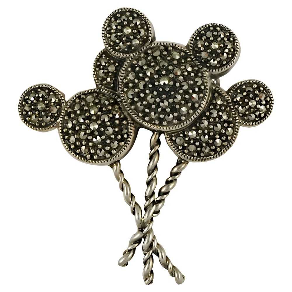 Judith Jack Sterling Silver and Marcasite Disney … - image 1