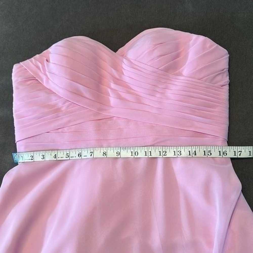 Women’s Sleeveless Pink Chiffon Bridesmaid Prom P… - image 10