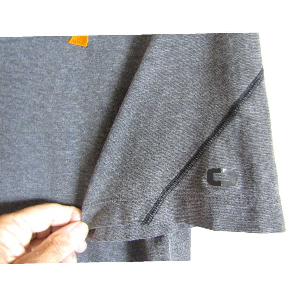 Vintage Charcoal Gray 100 Percent Polyester Short… - image 3