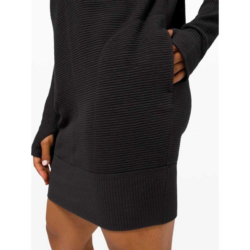 Lululemon Call for Cozy Dress, Black, Size 12 - image 4