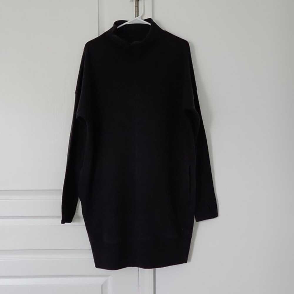 Lululemon Call for Cozy Dress, Black, Size 12 - image 5